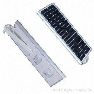 Solar Energy Streetlights with All-in-one, 20W Power, Integrated, Motion Sensor